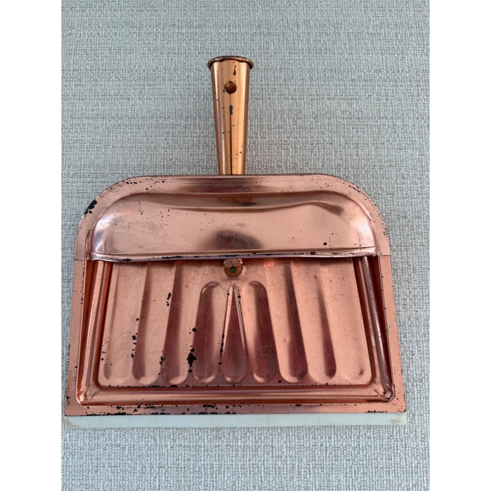 Vintage Ballonoff Home Products Copper Metal Dust Pan Made in the USA